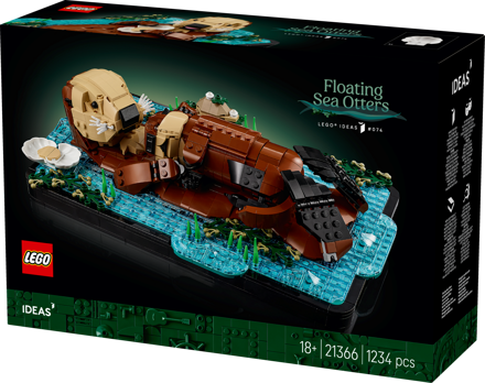 LEGO&reg; Ideas Floating Sea Otters (21366)
