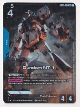 Gundam NT-1 (LR+) single card from Gundam Card Game