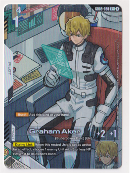 Graham Aker (R+) single card from Gundam Card Game