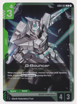 G-Bouncer single card from Gundam Card Game