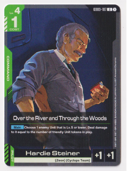 Over the River and Through the Woods single card from Gundam Card Game