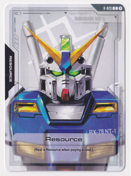 Resource single card from Gundam Card Game