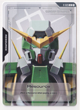 Resource single card from Gundam Card Game