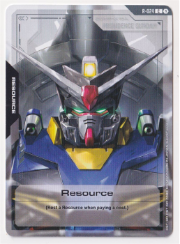 Resource single card from Gundam Card Game