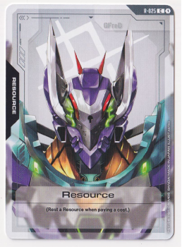 Resource single card from Gundam Card Game