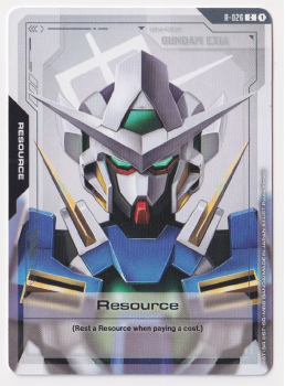 Resource single card from Gundam Card Game