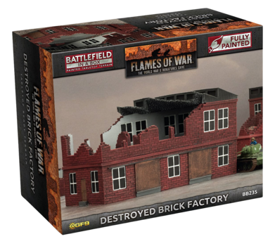 Battlefield in a Box Destroyed Brick Factory