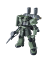 MS-06 Zaku II + Big Gun Set Gundam Thunderbolt Ver Model Kit - Image 2