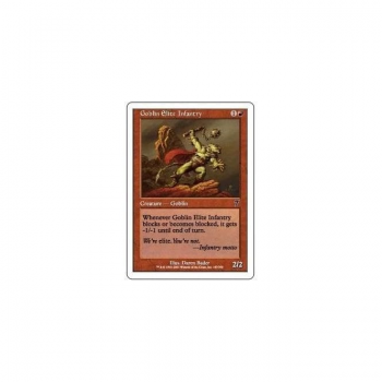 Goblin Elite Infantry : SEVENTH EDITION 187/350 - Magic the Gathering Single Card