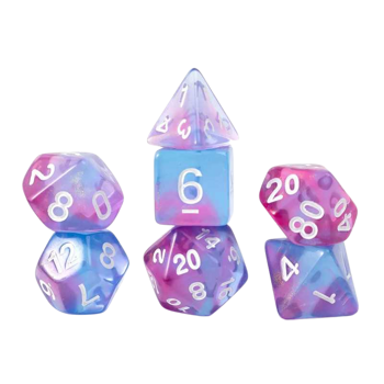 Treasures Unearthed 7-Piece Polyhedral - Opal