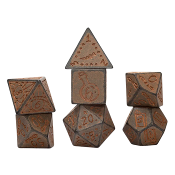 Illusory Stone - Granite 7-Piece Polyhedral Dice Set