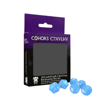 Cohors Cthulhu Atlantean Crystal Dice Pack