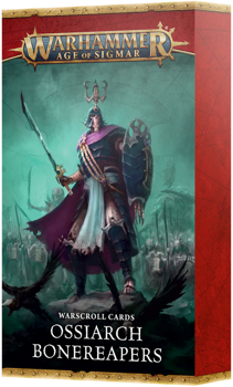Warhammer Age of Sigmar : Ossiarch Bonereapers Warscroll Cards