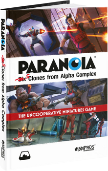 Paranoia Five Clones from Alpha Complex
