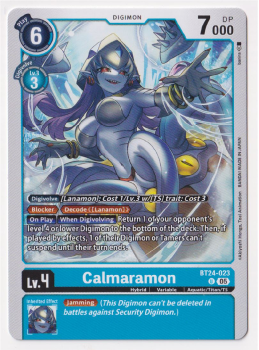 Calmaramon single card from Digimon Card Game