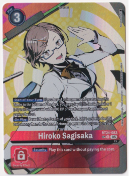 Hiroko Sagisaka (ALTERNATIVE ART) single card from Digimon Card Game