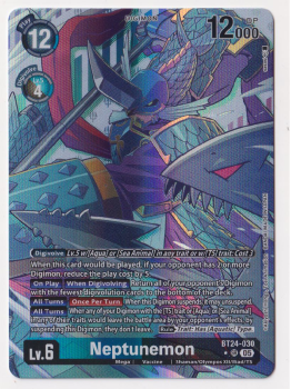 Neptunemon (ALTERNATIVE ART) single card from Digimon Card Game