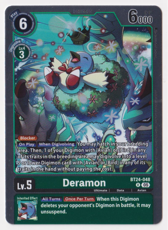 Deramon : BT24-048 TIME STRANGER - Digimon Card Game Single Card