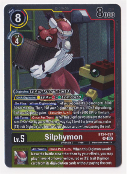 Silphymon single card from Digimon Card Game