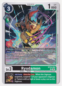 Ryudamon single card from Digimon Card Game