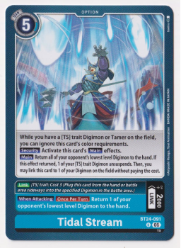Tidal Stream single card from Digimon Card Game