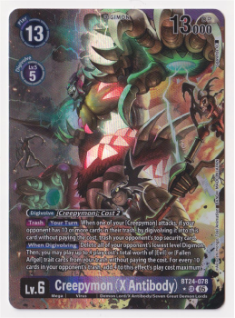 Creepymon (X Antibody) (ALTERNATIVE ART) single card from Digimon Card Game