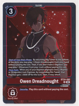 Owen Dreadnought single card from Digimon Card Game