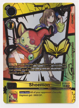 Shoemon (ALTERNATIVE ART) single card from Digimon Card Game