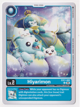 Hiyarimon single card from Digimon Card Game