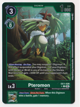 Pteromon (ALTERNATIVE ART) single card from Digimon Card Game