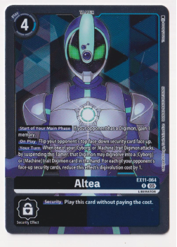 Altea single card from Digimon Card Game