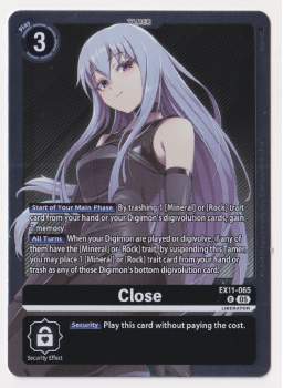 Close single card from Digimon Card Game