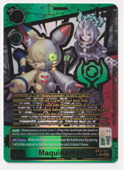 Maquinamon (ALTERNATIVE ART) single card from Digimon Card Game