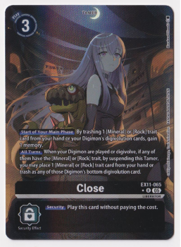 Close (ALTERNATIVE ART) single card from Digimon Card Game