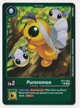 Puroromon (ALTERNATIVE ART) single card from Digimon Card Game