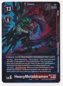 HeavyMetaldramon single card from Digimon Card Game