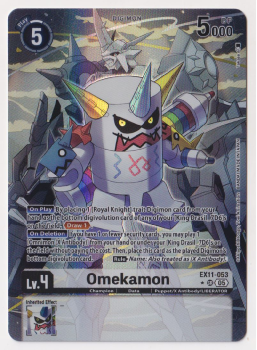Omekamon (ALTERNATIVE ART) single card from Digimon Card Game