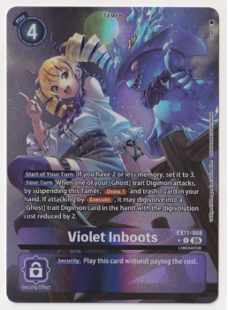 Violet Inboots (ALTERNATIVE ART) single card from Digimon Card Game