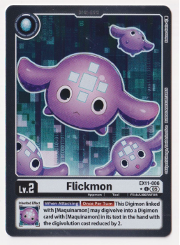 Flickmon (ALTERNATIVE ART) single card from Digimon Card Game