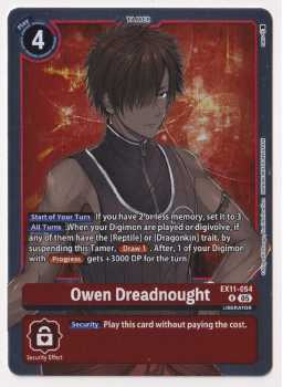 Owen Dreadnought single card from Digimon Card Game
