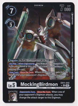 MockingBirdmon (ALTERNATIVE ART) single card from Digimon Card Game