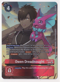 Owen Dreadnought (ALTERNATIVE ART) single card from Digimon Card Game