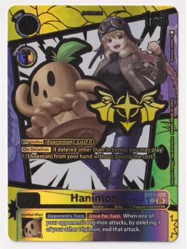 Hanimon (ALTERNATIVE ART) single card from Digimon Card Game