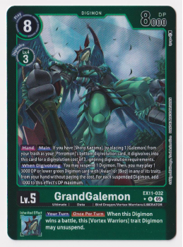 GrandGalemon (ALTERNATIVE ART) single card from Digimon Card Game