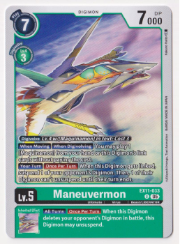 Maneuvermon single card from Digimon Card Game