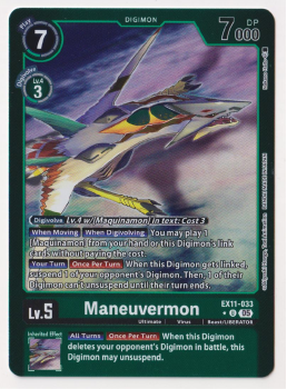 Maneuvermon (ALTERNATIVE ART) single card from Digimon Card Game