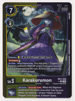 Karakurumon (ALTERNATIVE ART) single card from Digimon Card Game
