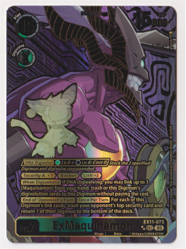 ExMaquinamon (ALTERNATIVE ART) single card from Digimon Card Game