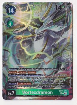 Vortexdramon single card from Digimon Card Game