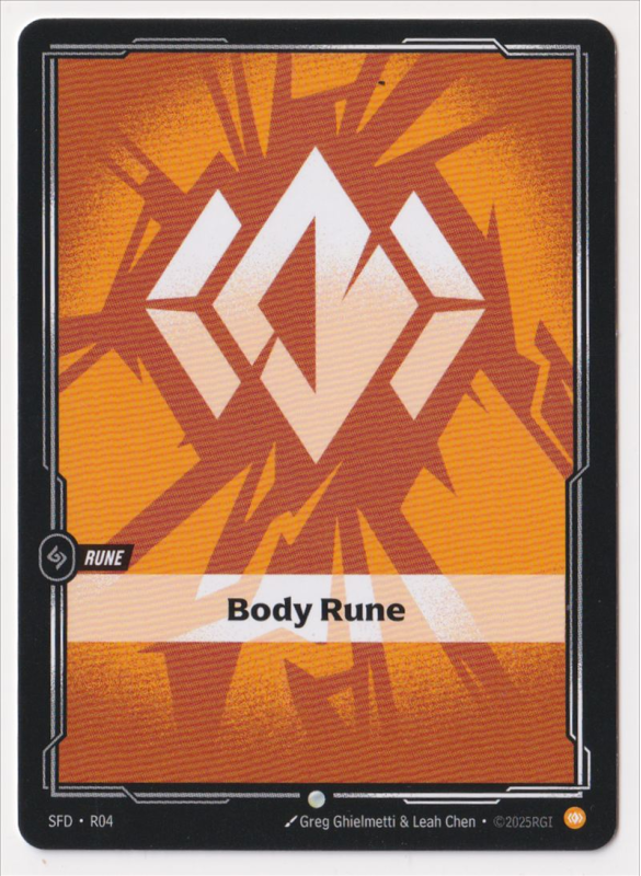 Body Rune : R04 SPIRITFORGED - Riftbound : League of Legends Card Game ...